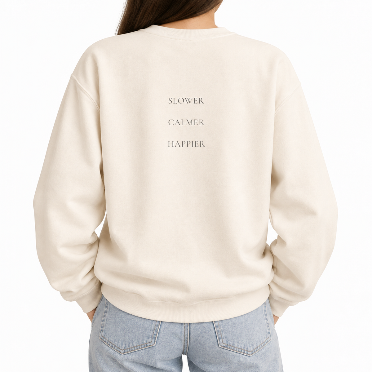 Made for a Simpler Life Crewneck Sweatshirt | Minimalist Unisex Sweatshirt